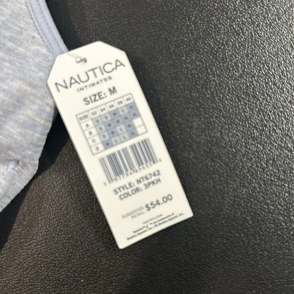 NWT Nautica Light Blue Bra size m
